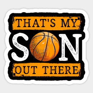 Basketball Son Out There Sticker